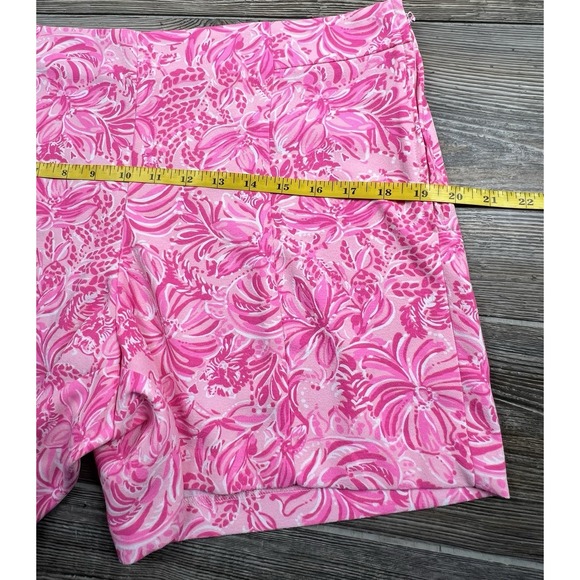 Lilly Pulitzer 10 Pink Blossom FOXY LLAMA FOLA SET Sleeveless Top & Shorts Golf - Picture 6 of 15